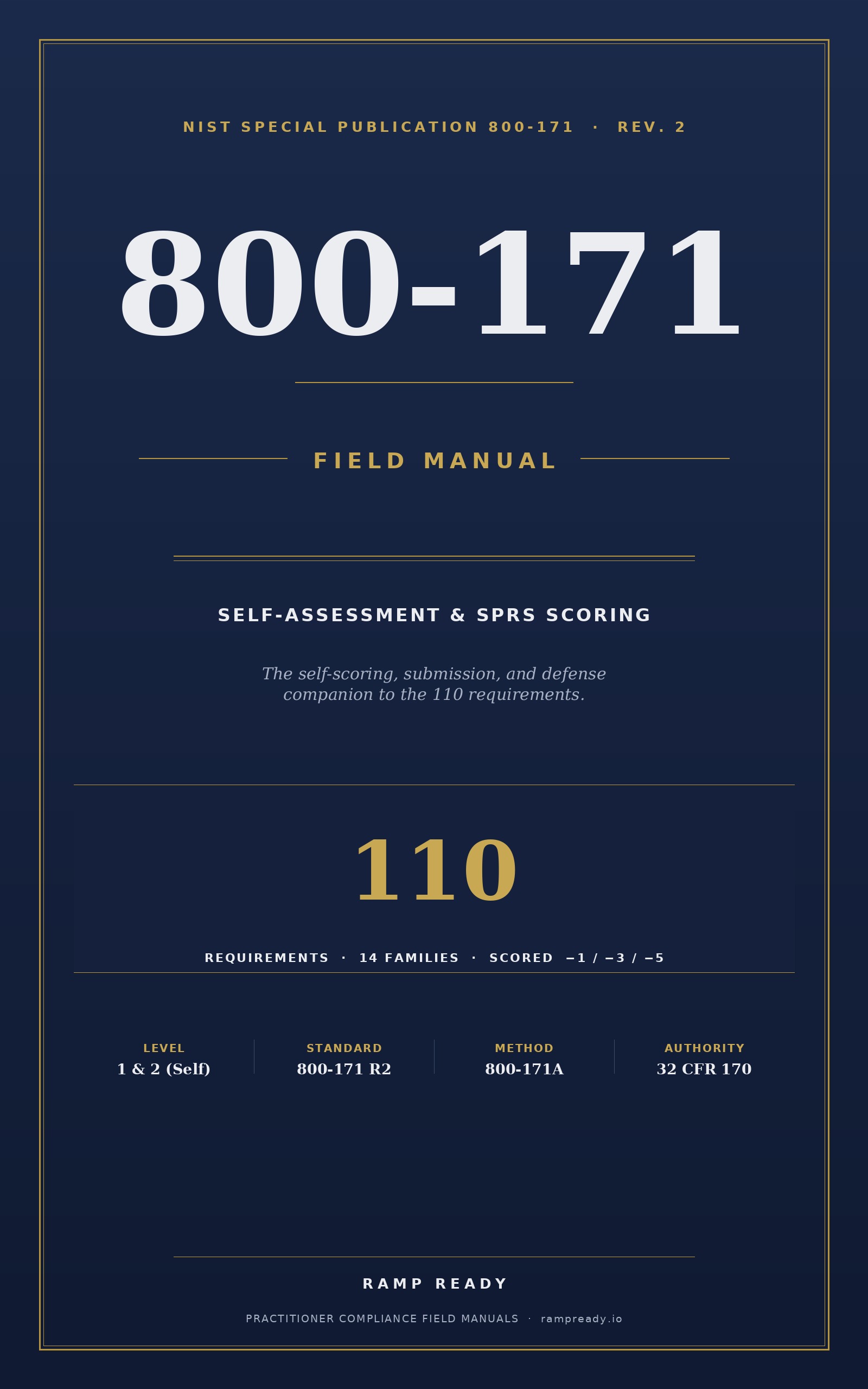 NIST SP 800-171 Self-Assessment Field Manual