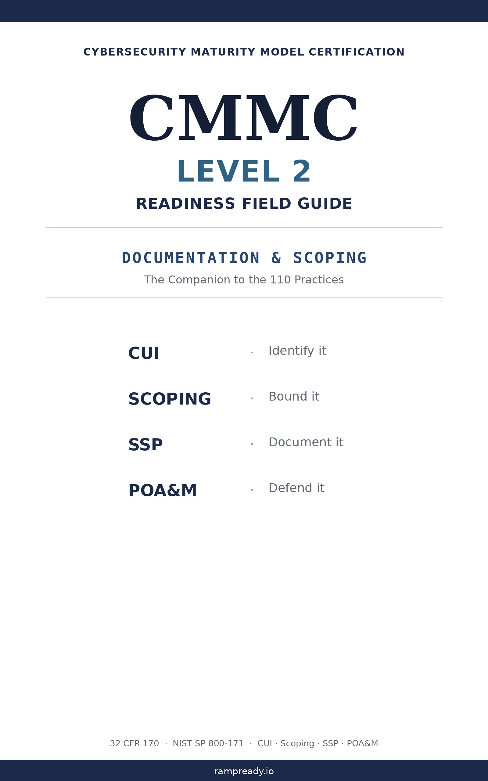CMMC Level 2 Readiness Field Guide