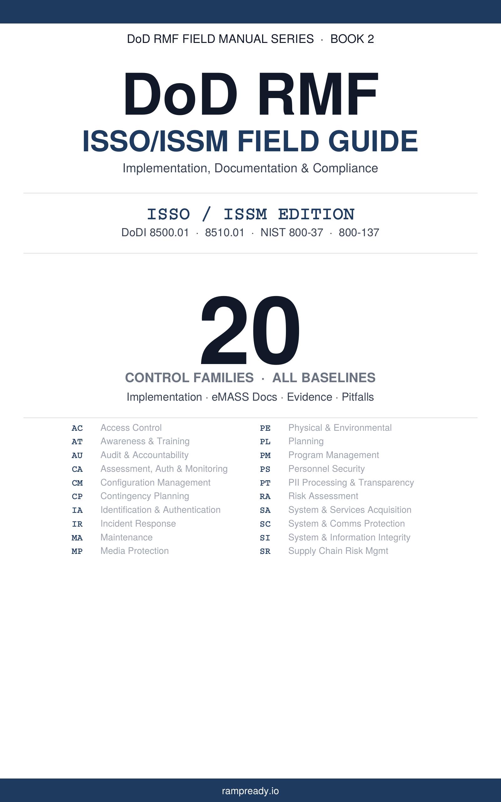 DoD RMF ISSO / ISSM Field Guide